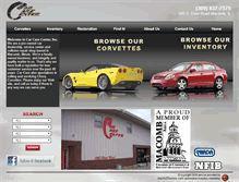 Tablet Screenshot of carcarecorvettes.com